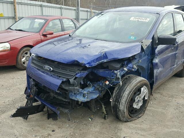 1FMCU0F73FUB26744 - 2015 FORD ESCAPE S BLUE photo 9