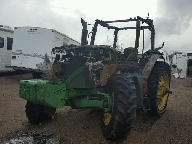 1RW6140RJDA009592 - 2013 JOHN DEERE TRACTOR GREEN photo 2