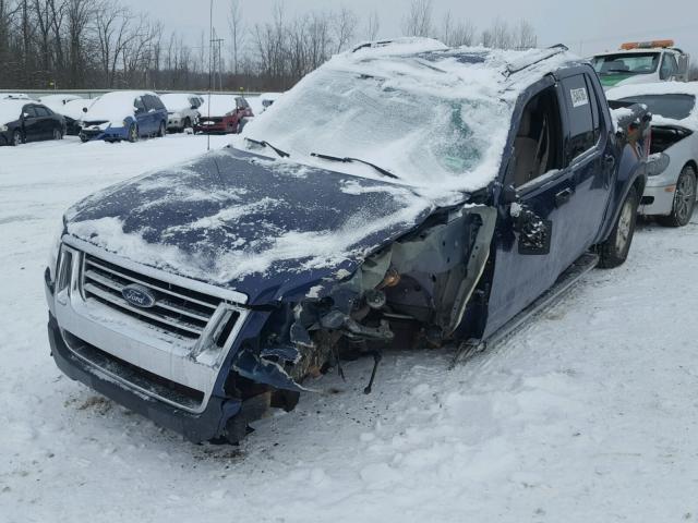 1FMEU51K27UA29036 - 2007 FORD EXPLORER S BLUE photo 2