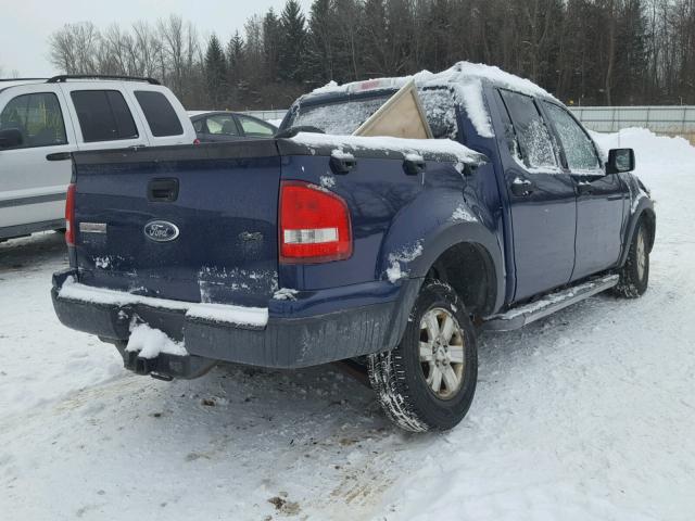 1FMEU51K27UA29036 - 2007 FORD EXPLORER S BLUE photo 4