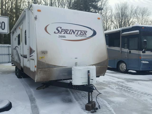 4YDT2992781534325 - 2008 KEYSTONE SPRINTER WHITE photo 1