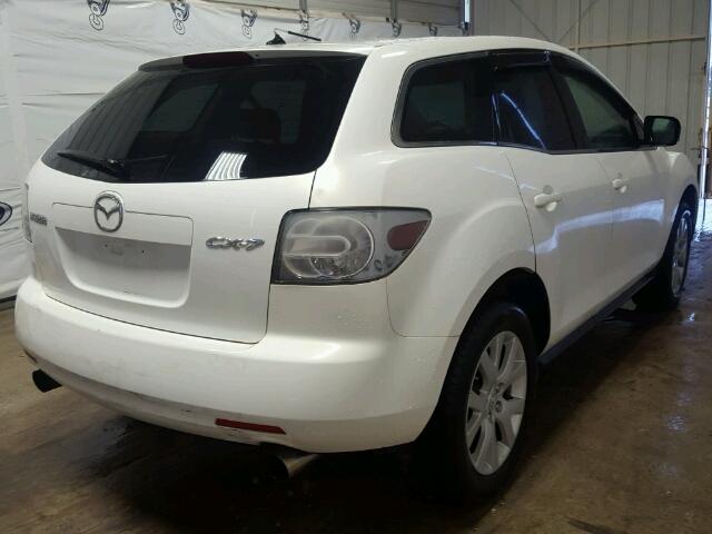 JM3ER293180192195 - 2008 MAZDA CX-7 WHITE photo 4