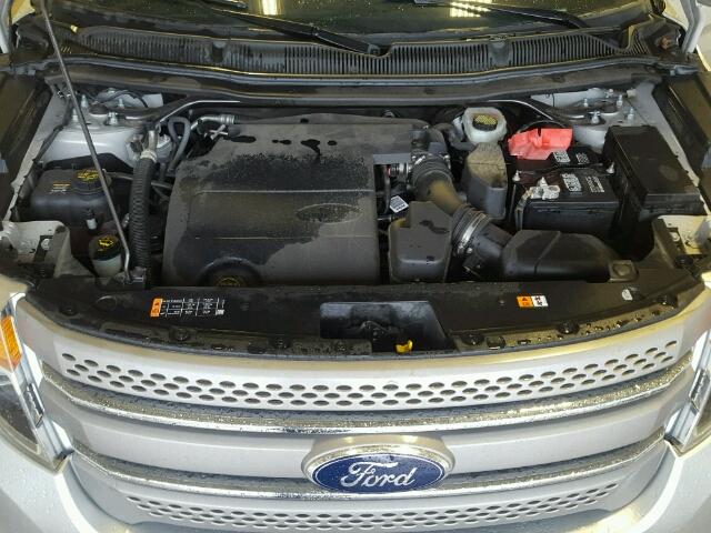 1FM5K7B84FGC21222 - 2015 FORD EXPLORER SILVER photo 7