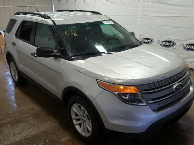 1FM5K7B84FGC21222 - 2015 FORD EXPLORER SILVER photo 9