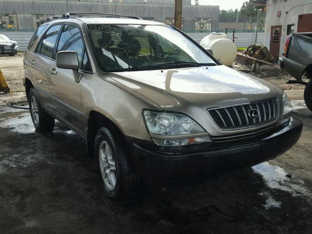 JTJGF10U820121235 - 2002 LEXUS RX 300 GOLD photo 1