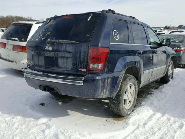 1J4HR58N66C115810 - 2006 JEEP GRAND CHER BLUE photo 4