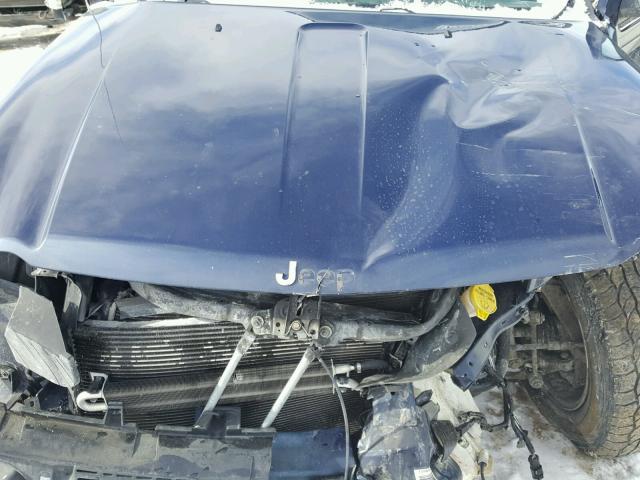 1J4HR58N66C115810 - 2006 JEEP GRAND CHER BLUE photo 7