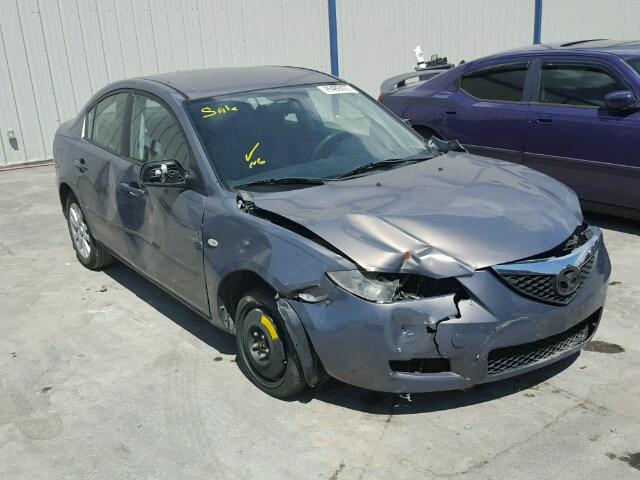 JM1BK32F471655191 - 2007 MAZDA MAZDA3I GRAY photo 1