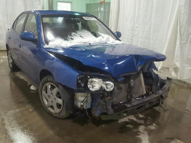 KMHDN46D36U296617 - 2006 HYUNDAI ELANTRA GL BLUE photo 1