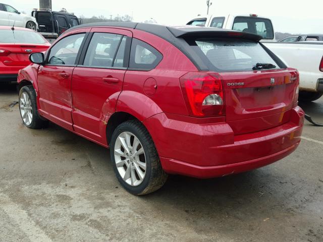 1B3CB5HA4BD196250 - 2011 DODGE CALIBER HE RED photo 3