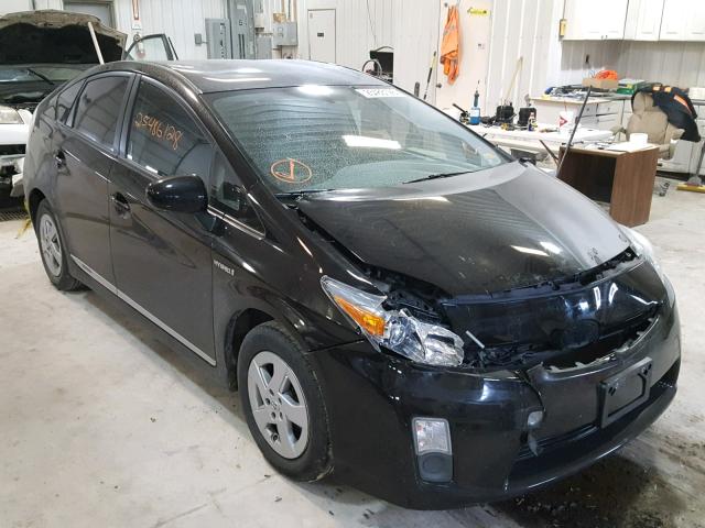 JTDKN3DUXB5324166 - 2011 TOYOTA PRIUS BLACK photo 1