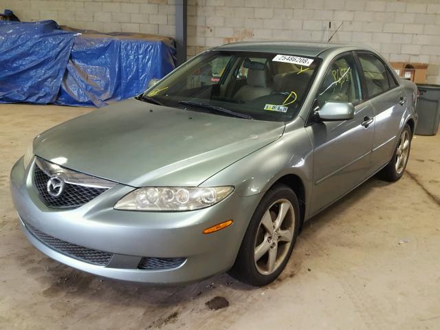 1YVHP80C455M69944 - 2005 MAZDA 6 I GREEN photo 2