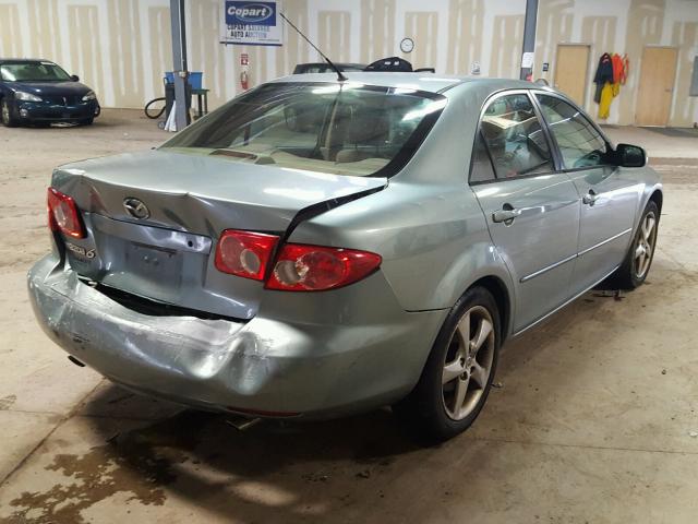 1YVHP80C455M69944 - 2005 MAZDA 6 I GREEN photo 4