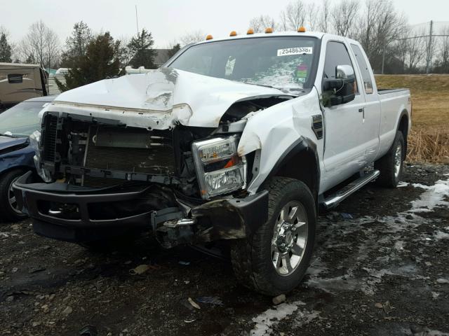 1FTSX215X8ED37509 - 2008 FORD F250 SUPER WHITE photo 2