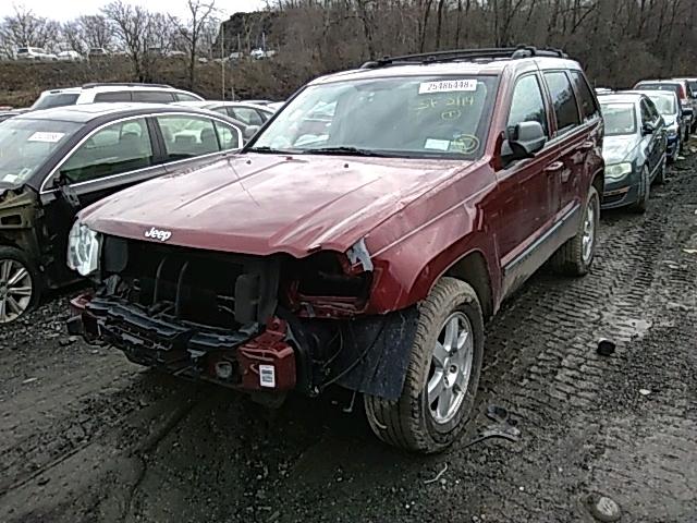 1J8GR48K68C239024 - 2008 JEEP GRAND CHER RED photo 2