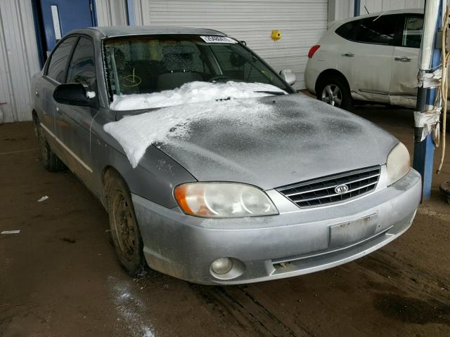 KNAFB121535245333 - 2003 KIA SPECTRA BA SILVER photo 1