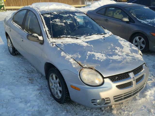 1B3ES56C45D104183 - 2005 DODGE NEON SXT SILVER photo 1