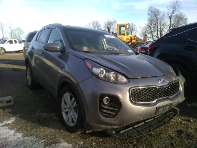 KNDPMCAC0H7160363 - 2017 KIA SPORTAGE L GRAY photo 1