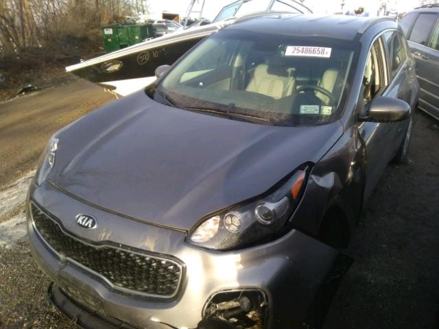 KNDPMCAC0H7160363 - 2017 KIA SPORTAGE L GRAY photo 2