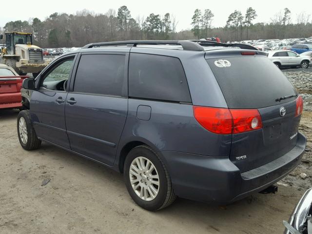 5TDZK22C29S268241 - 2009 TOYOTA SIENNA XLE BLUE photo 3