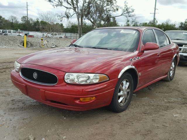 1G4HR54KX3U251540 - 2003 BUICK LESABRE LI RED photo 2