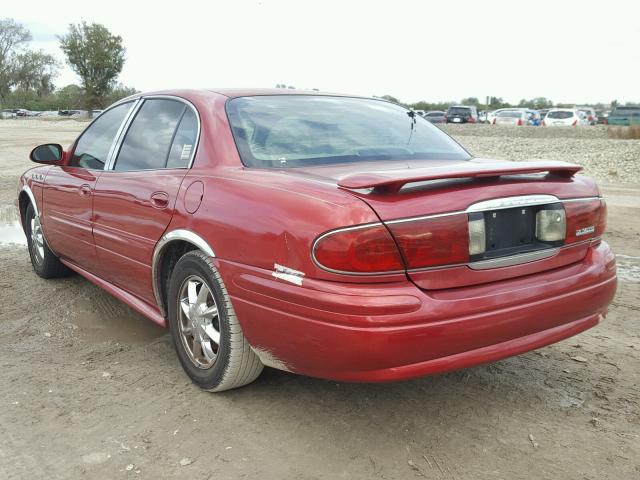 1G4HR54KX3U251540 - 2003 BUICK LESABRE LI RED photo 3