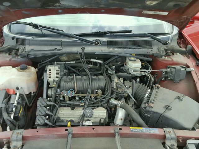 1G4HR54KX3U251540 - 2003 BUICK LESABRE LI RED photo 7