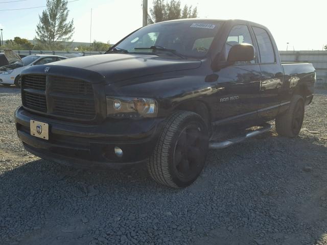 1D7HA18N23S145500 - 2003 DODGE RAM 1500 S BLACK photo 2