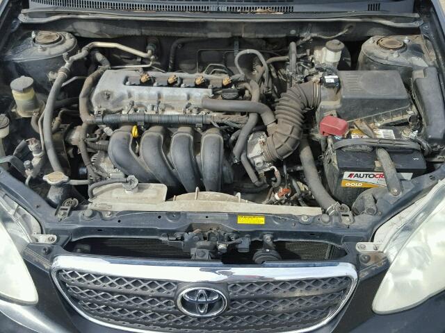 2T1BR32E96C694355 - 2006 TOYOTA COROLLA CE BLACK photo 7