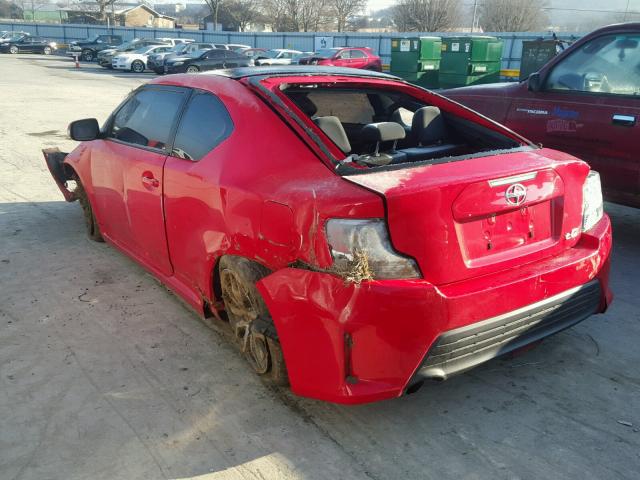 JTKJF5C72F3090826 - 2015 TOYOTA SCION TC 红色 照片 3