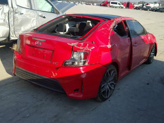 JTKJF5C72F3090826 - 2015 TOYOTA SCION TC 红色 照片 4
