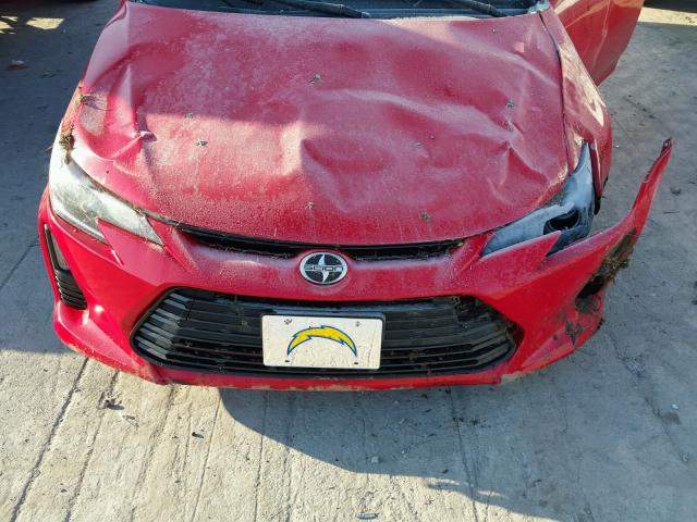 JTKJF5C72F3090826 - 2015 TOYOTA SCION TC 红色 照片 7