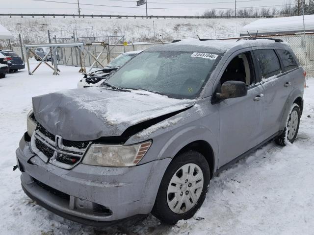 3C4PDCAB6FT735890 - 2015 DODGE JOURNEY SE GRAY photo 2