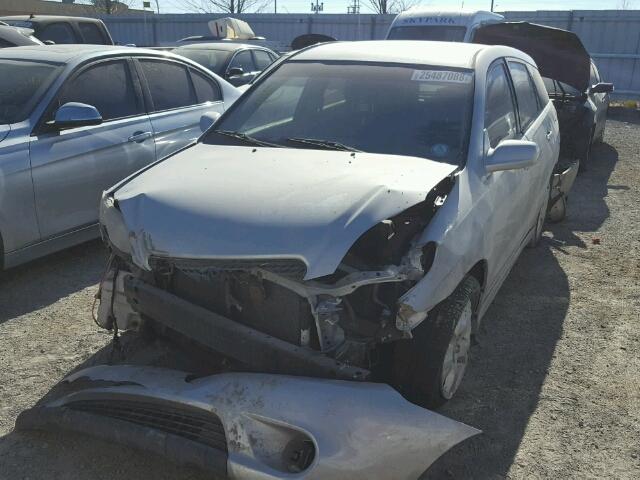 2T1KR32E37C676421 - 2007 TOYOTA COROLLA MA SILVER photo 2