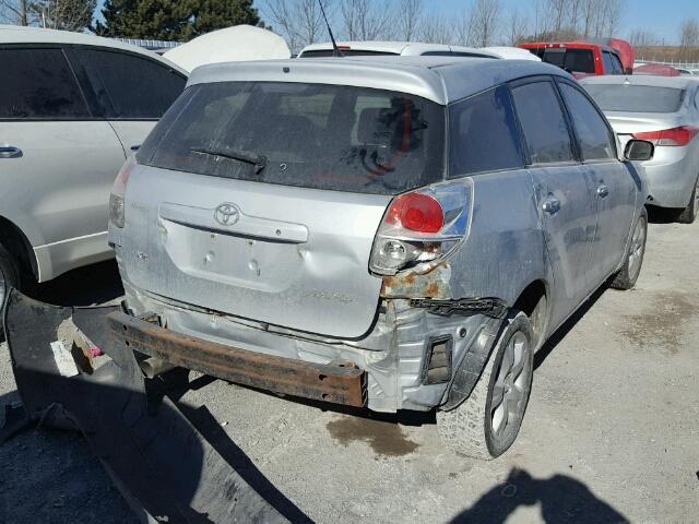 2T1KR32E37C676421 - 2007 TOYOTA COROLLA MA SILVER photo 4