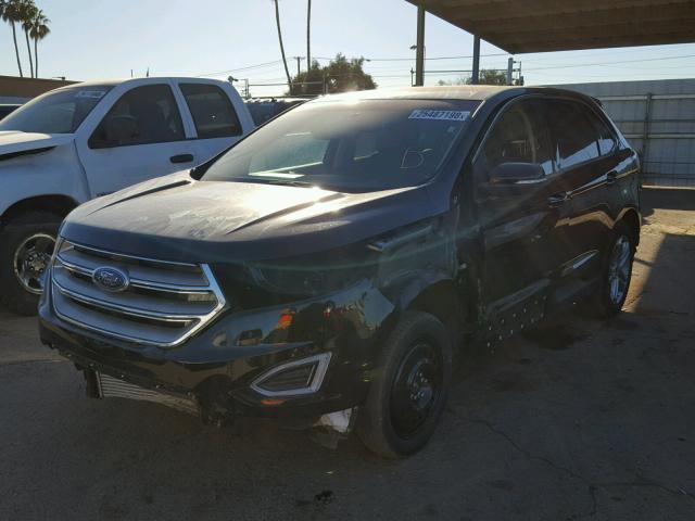 2FMPK3K95HBB82502 - 2017 FORD EDGE TITAN BLACK photo 2