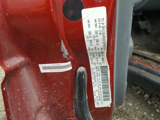 1J8HG48K46C203937 - 2006 JEEP COMMANDER RED photo 10