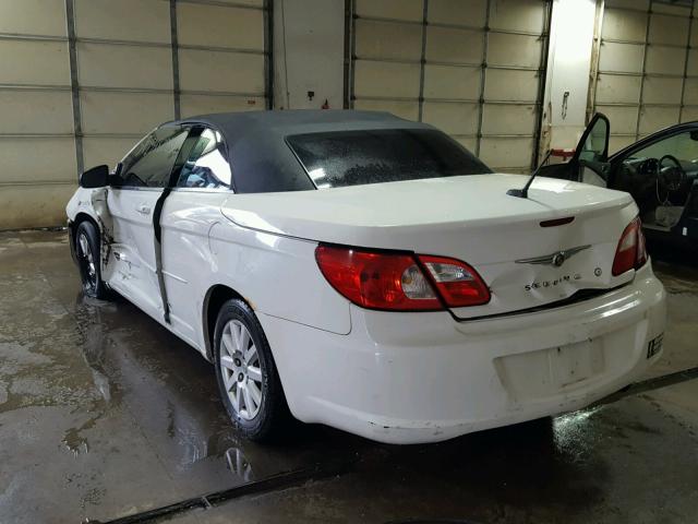 1C3LC45K38N212254 - 2008 CHRYSLER SEBRING WHITE photo 3