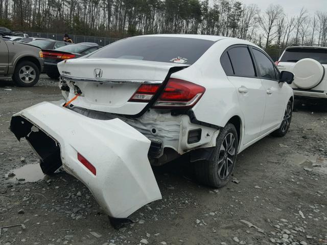 19XFB2F85EE274287 - 2014 HONDA CIVIC EX თეთრი ფოტო 4