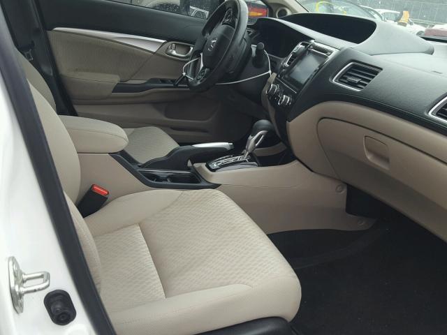 19XFB2F85EE274287 - 2014 HONDA CIVIC EX თეთრი ფოტო 5
