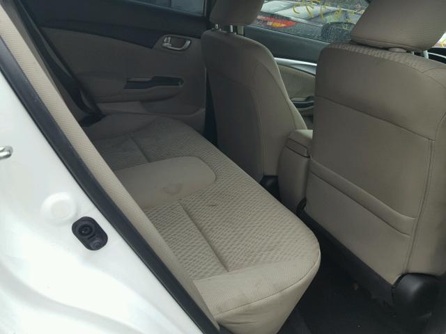 19XFB2F85EE274287 - 2014 HONDA CIVIC EX თეთრი ფოტო 6