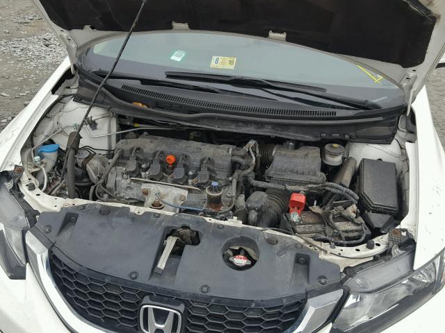 19XFB2F85EE274287 - 2014 HONDA CIVIC EX თეთრი ფოტო 7