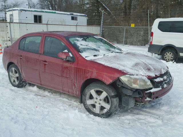 1G1AD5F50A7116423 - 2010 CHEVROLET COBALT 1LT RED photo 1