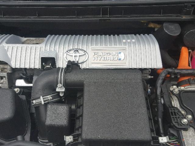 JTDKN3DP1E3049314 - 2014 TOYOTA PRIUS PLUG SILVER photo 7