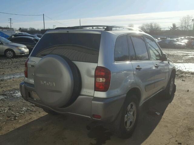 JTEHD20V650046112 - 2005 TOYOTA RAV4 SILVER photo 4