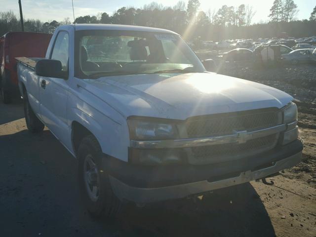 1GCEC14V83Z214680 - 2003 CHEVROLET SILVERADO WHITE photo 1