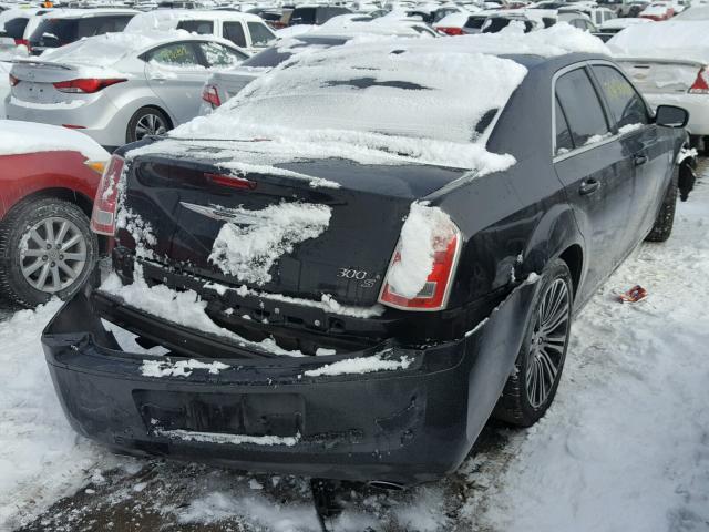 2C3CCABG3DH735694 - 2013 CHRYSLER 300 V6 BLACK photo 4