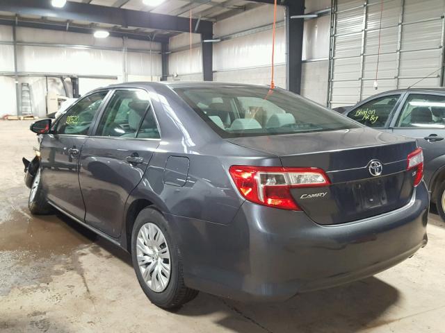 4T4BF1FK1ER413245 - 2014 TOYOTA CAMRY L CHARCOAL photo 3