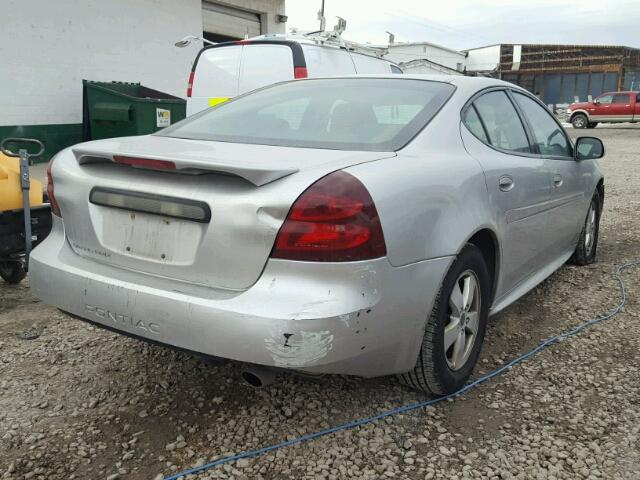 2G2WP552761171553 - 2006 PONTIAC GRAND PRIX SILVER photo 4