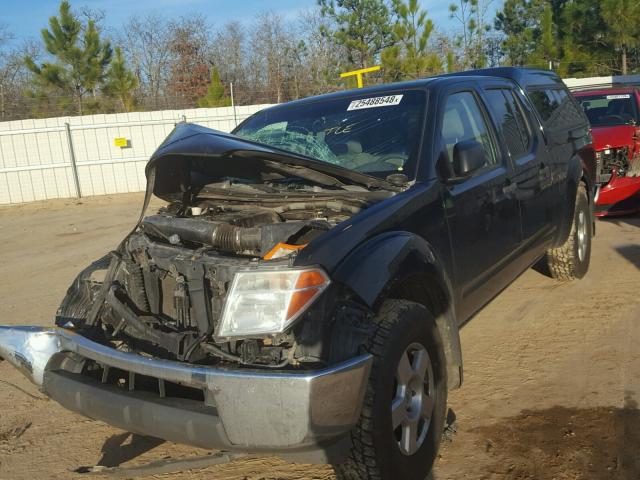 1N6AD09W67C456722 - 2007 NISSAN FRONTIER C BLACK photo 2